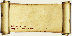 Daniel Jednak vizit kartica